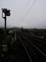 Neckarbrcke in Neckargemnd am frhen morgen vom 09.10.11.