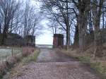 Diese Brcke am km 14,014 der ZC in Mitteldorf wurde 1888 erbaut und die berbauten 1976 abgerissen.