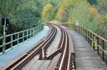 Eisenbahnbrcke ber die Ahr bei Altenahr/Kreuzberg - 18.10.2009