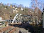 Brcke ber die Flha bei Olbernhau-Grnthal, 13.11.2005
