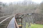 Blick von ber auf das alte Eisenbahnviadukt ber das Pulsnitztal in Knigsbrck,19.12.2013,12:19 Uhr 