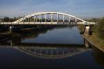 Brücke über die Elbe in Riesa.
