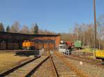 Die Drehscheibe im VSE-Museum Schwarzenberg (Erzg); 22.03.2011