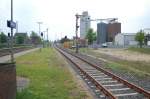 Bahnhof Lindern, Gleis 3 Blickrichtung Aachen und Heinsberg.