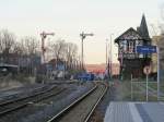 Signalanlage in Richtung Quedlinburg  im Bereich des Hauptbahnhof Thale am 23.