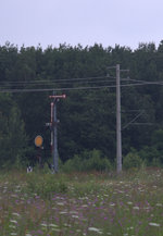 HP 0 zeigt das rechts stehende  Signal vor dem Bhf.