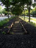 Die stillgelegte Gleisanlage in Neu-Isenburg am 08.07.13  