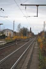 Linkes Ausfahrsignal in Sarstedt bei Hannover, am 14.11.10.
