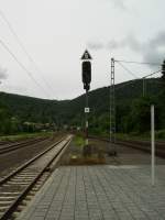 Ein Lichtsignal in Neckargemnd Bhf am 27.05.11 