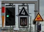 Das Ausfahrsignal auf Gleis 3 im Aachener Hbf Richtung Aachen West.