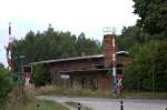 Der schon lange nicht mehr  genutzte Lokschuppen in Malchow (Mecklenburg) 
31.08.2013 15::38 Uhr
