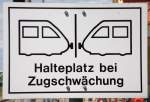 Zugende, Zugtrennung oder Zugschwchung.... so heit es zumindest bei der UBB , hier in Zinnowitz am 02.07.2012 gegen 13:00 Uhr aufgenommen.