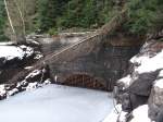 Auf Grund der abgelssenen Talsperre Eibenstock, kann man den Schönheider Tunnel der ehem.