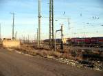 Allein und verlassen steht der Wasserkran am BW Leipzig Hbf West, 10.01.08