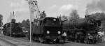 Geschftiges Treiben im Bahnhof Beekbergen mit 011 075, polnischer TKp 23 und 23 076. (03.09.2011) 