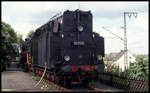Im Rahmen einer Sonderveranstaltung in Minden kamen am 5.9.1993 die Dampfloks 41241 und 011100 in das damals noch bestehende BW Löhne.