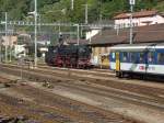 01 1066 der Ulmer Eisenbahnfreunde in Bellinzona, am 8.9.07.