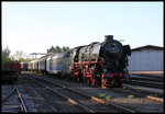 011066 der Ulmer Eisenbahnfreunde am Morgen des 5.5.2016 im BW Lengerich Hohne der Teutoburger Wald Eisenbahn.