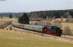 01 519 mit dem DPE 20055 (Neustadt(Schwarzw) – Donaueschingen) bei Löffingen 25.3.18