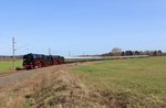 Am 02.04.16 fuhr der Frühlingsexpress von Dresden nach Cheb und zurück.
Es fuhren 01 0509-8 und 01 519 hier zu sehen bei Vojtanov/Tschechien.