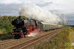 01 150 mit einem Sonderzug der Arbeitsgemeinschaft Westfalendampf von Menden(Sauerland) nach Boppard bei Menden(Rhld) am 09.09.2017