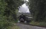 Am 31.08.2013 war die 01150 auf der nicht elektrifizierten Bahnstrecke von  Bnde aus nach Rahden unterwegs.