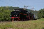 Die Reise der Pacific 01 202 fhrte am 3.9.11 durch das Laufental.