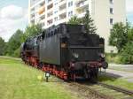 am 26.07.2009 befhrt die 01 118 die Zufahrt zum Bahnpark in Augsburg