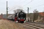 Sonderfahrt mit der HE 01 118 - 14.04.2013  --  Die 01 118 auf der Rckfahrt von Gieen in Langgns.  --  Weitere Fotos siehe auch auf http://www.Schmalspuralbum.de/ und http://www.FGF-Fotoalbum.de/