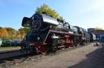 03 1010 in Leipzig Plagwitz zu den 10. Leipziger Eisenbahntag im Museums BW Plagwitz 20.10.2012 