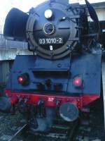 Am 15.3.14 war in Berlin-Südkreuz eine Dampflokomotive zu Gast.