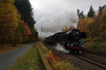 03 2155-4 fuhr am 05.11.16 mit einem Sonderzug von Leipzig nach Neuenmarkt-Wirsberg.