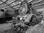 Die Dampflokomotive 17 008 Ende April 2018 im Deutschen Technikmuseum Berlin.