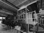 Die Dampflokomotive BR 17 008 aufgeschnitten im Deutschen Technikmuseum Berlin.