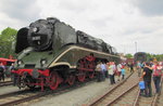 90 80 10-18 201-6 D-SVC am 03.09.2016 bei den Dampfloktagen in Meiningen.