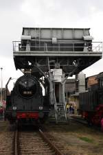 Der  Sachsenstolz  19 015 (schsische XX HV) am 22.08.09 im SEM-Chemnitz-Hilbersdorf.