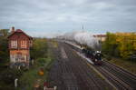 REVIVAL – Fahrt mit 35 1106-0 von (35 1097 der IG 58 3047) Dampfsonderzug der IG Schienenverkehr Ostfriesland e.V. in Leipzig Volkmarsdorf von Leipzig Riesa Döbeln Nossen Chemnitz Gera wieder nach Leipzig 10.10.2020