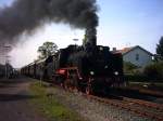 24 009 mit einem Sonderzug Münster-Coesfeld-Gronau-Münster am 01.05.2005 im Bahnhof von Steinfurt-Burgsteinfurt