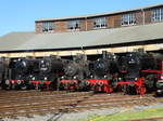 CFL 5519,50 3552, 89 906, 38 1772 und 001 150-2. Am 27.05.17 beim Lokschuppenfest in Hanau