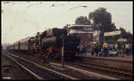 381772 des Eisenbahn Kurier führte am 17.10.1991 Sonderfahrten auf der Werkbahn von Hasbergen nach Georgsmarienhütte durch.