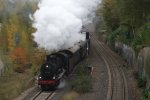 38 2267 + 212 007-9 mit einem Sonderzug in Solingen Mitte am 24.10.2009