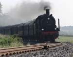 38 2267 im Rahmen von Plandampf 2011 als RB 63 in den Baumbergen bei Billerbeck (25.09.2011)