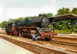 41 1150-6 in Bad Salzungen um 1990, Rckfahrt ins RAW Meiningen
