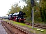 BR 41 vor Sonderzug in Freyburg/Unstrut, 2006