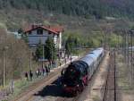 Am 09.04.2011 waren wir mit dem Thringer Eisenbahnverein und 41 1144-9 auf einer Sonderfahrt von Weimar nach Meiningen unterwegs.