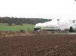 41 1144-9 ist am 30.11.2013 mit ihrem  Wartburg-Express  auf dem Weg nach Eisenach.