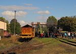 IGE Werrabahn-Eisenach 41 1144-9 am 02.10.2016 beim bekohlen bei der MaLoWa in Benndorf.