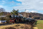 Am 01.03.2017 kam die große Eisenbahnromantik Sonderfahrt auch in meiner Nähe vorbei. Hier kurz hinter der Einfahrt in Cölbe. Zuglok war 41 096, nachgeschoben hat damals 216 224 der IGE 