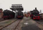 Zum 23. Heizhausfest am 31.08.14 in Chemnitz-Hilbersdorf sah man 43 001, 57 3297 und 91 896.