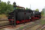 Die 44 1486-8 der Eisenbahnfreunde Traditionsbahnbetriebswerk Staßfurt e.V. zu Gast beim 11. Berliner Eisenbahnfest in Berlin-Schöneweide am 21.09.2014.